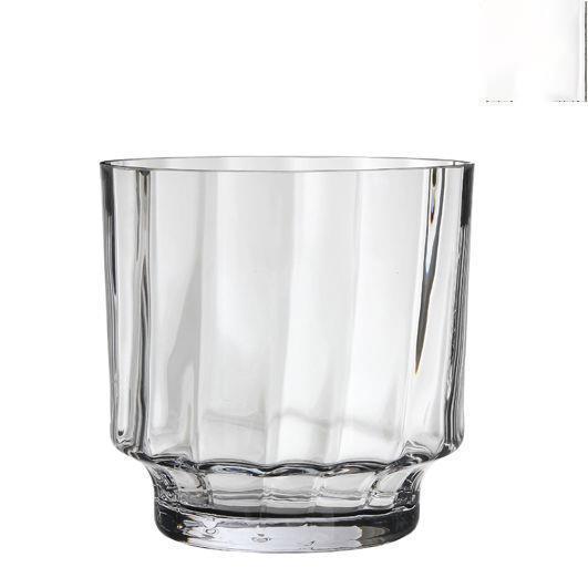 ROSA VASE H25 D25CM. GLASS