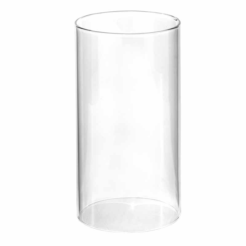 CILINDRO PARAFIAMME VETRO D12 H23CM.