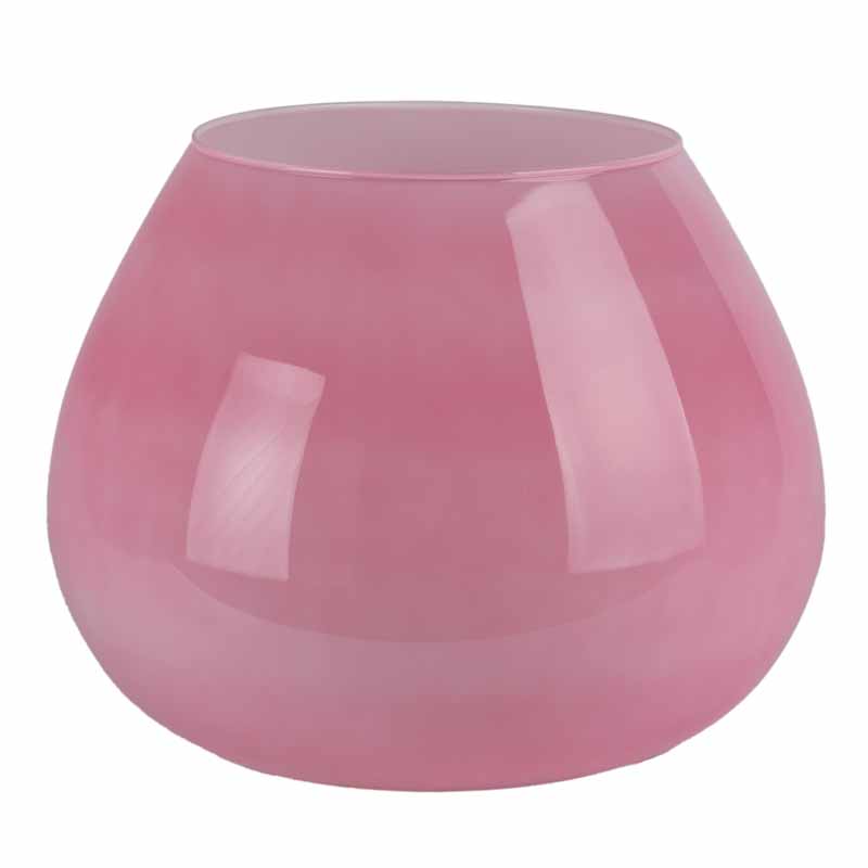 VASO BOWL H30 D29CM. ROSA