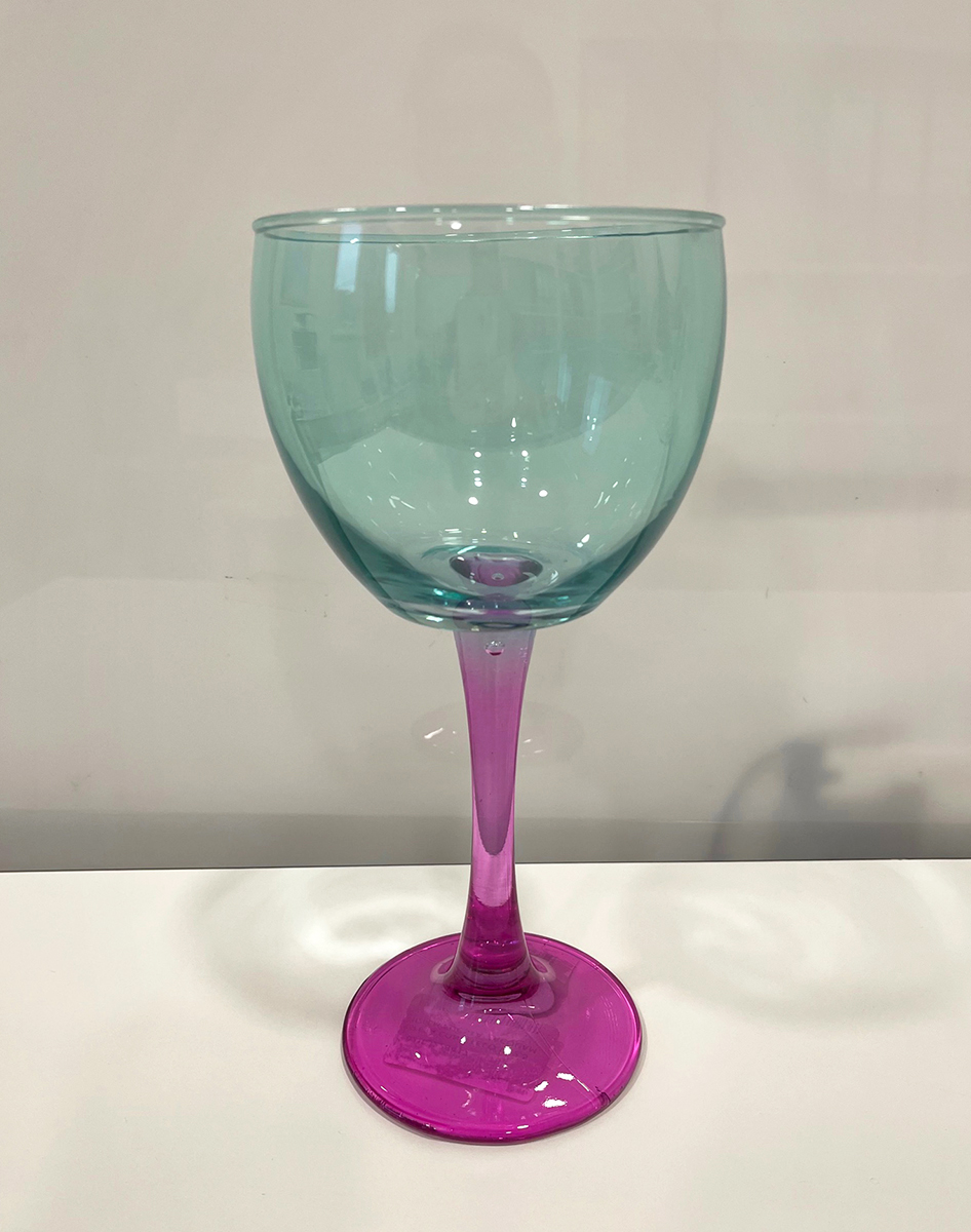 SFERA CON STELO D12,5 H26CM.FUCSIA /ACQUAM.