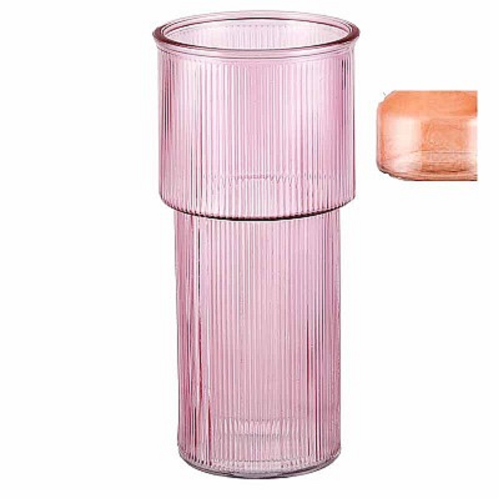 VASO STRIPED D11 H24CM. 2PZ. PESCA