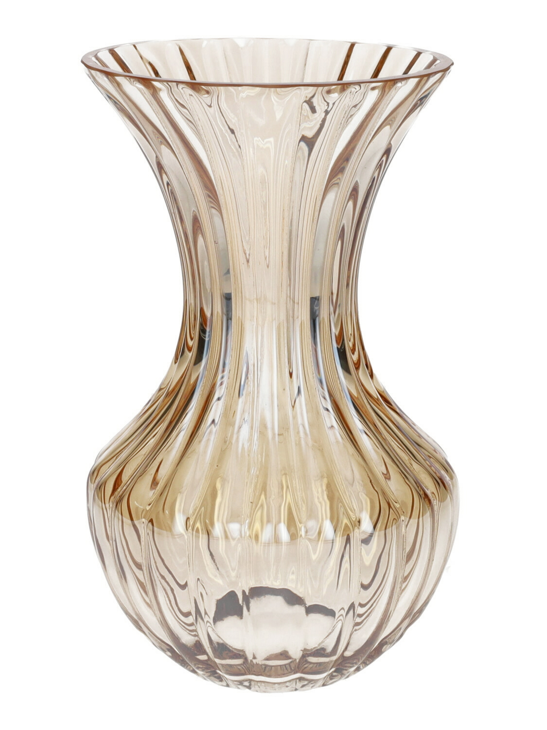 VASO ZELUNE D12/12,5 H20,5CM. BEIGE