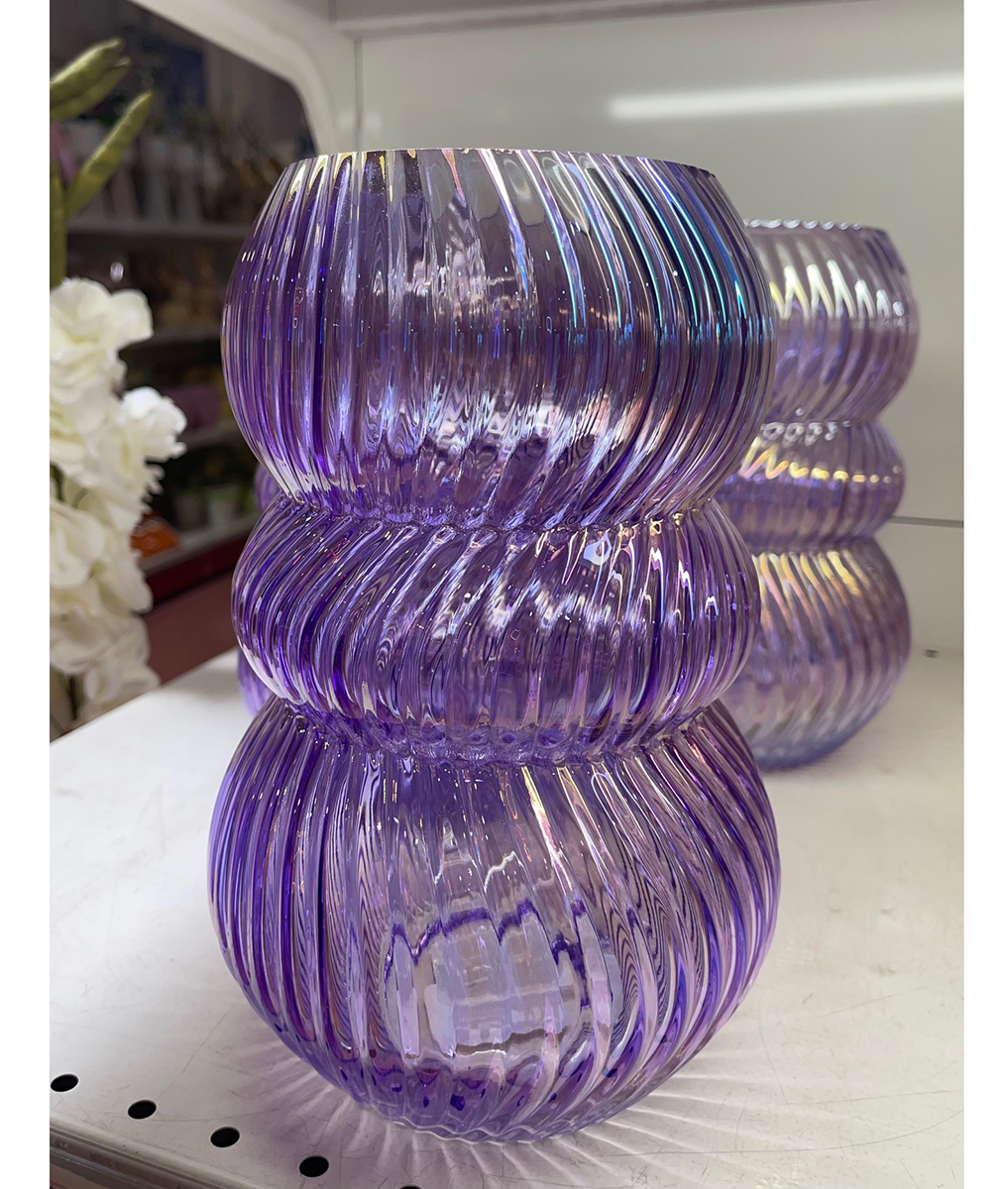 VASO LUCILLA D10,5/15,7  H24CM. LILLA