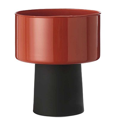 VASO AZALEA D15 H8+9CM. RUGGINE