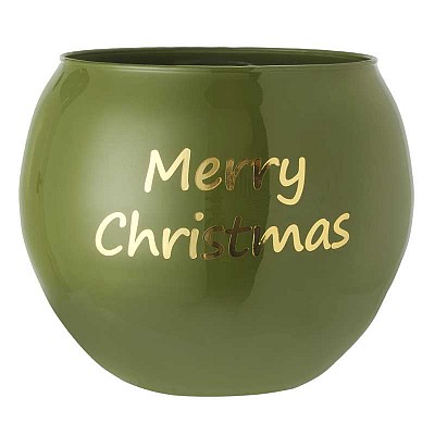 SFERA MERRY XMAS D16 H12,5CM. 6PZ.3COL.ASS.