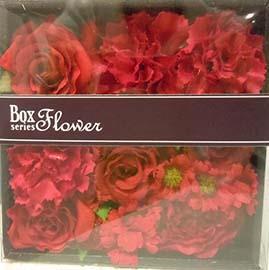 ROSE/DAISY/CARNAT. BOX 12PZ.RED