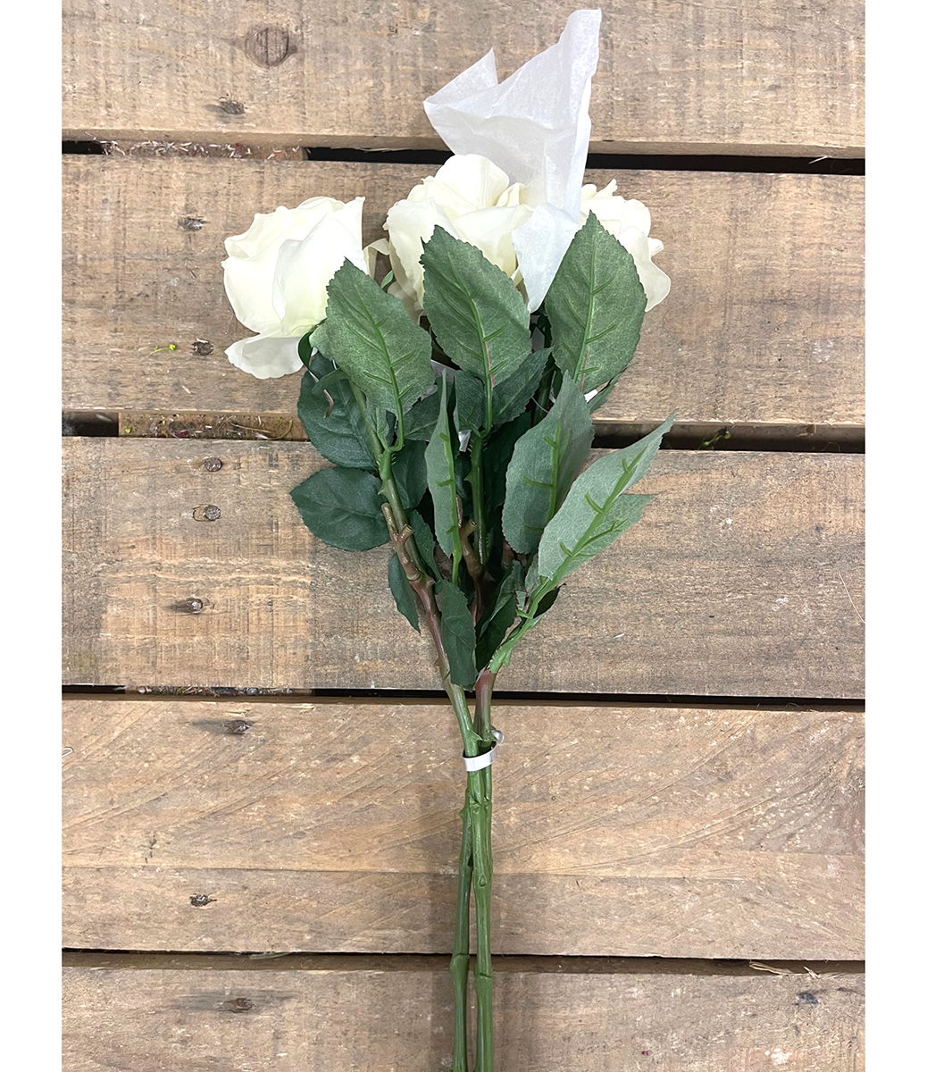 ROSA NATURAL TOUCH 66CM. CREMA