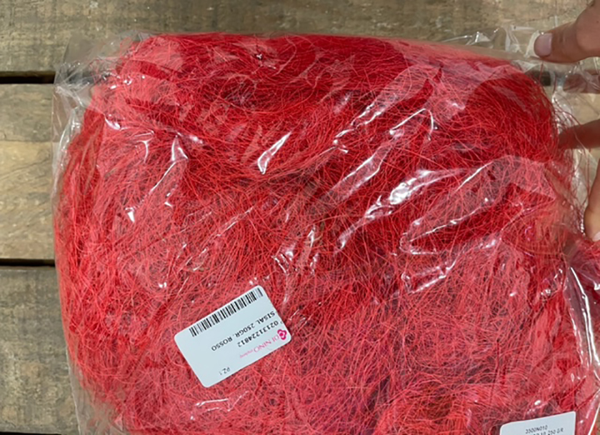 SISAL 250GR. ROSSO