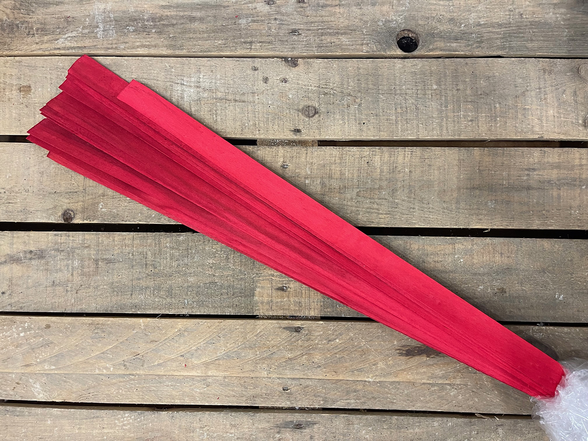 STRISCE LEGNO 200GR. 5X100CM. ROSSO