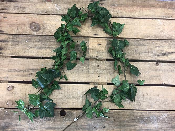 6 GREEN IVY GARLAND W/147 LVS 160CM