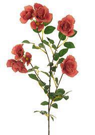 WILD GARD.ROSE SPRAY 3PZ.80CM.MAUVE