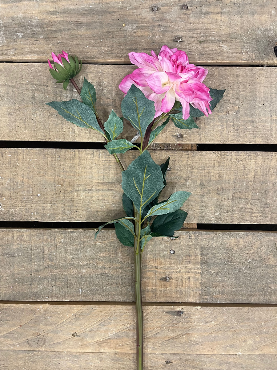 DAHLIA SPRAY W/1 FLOWER VIOLET