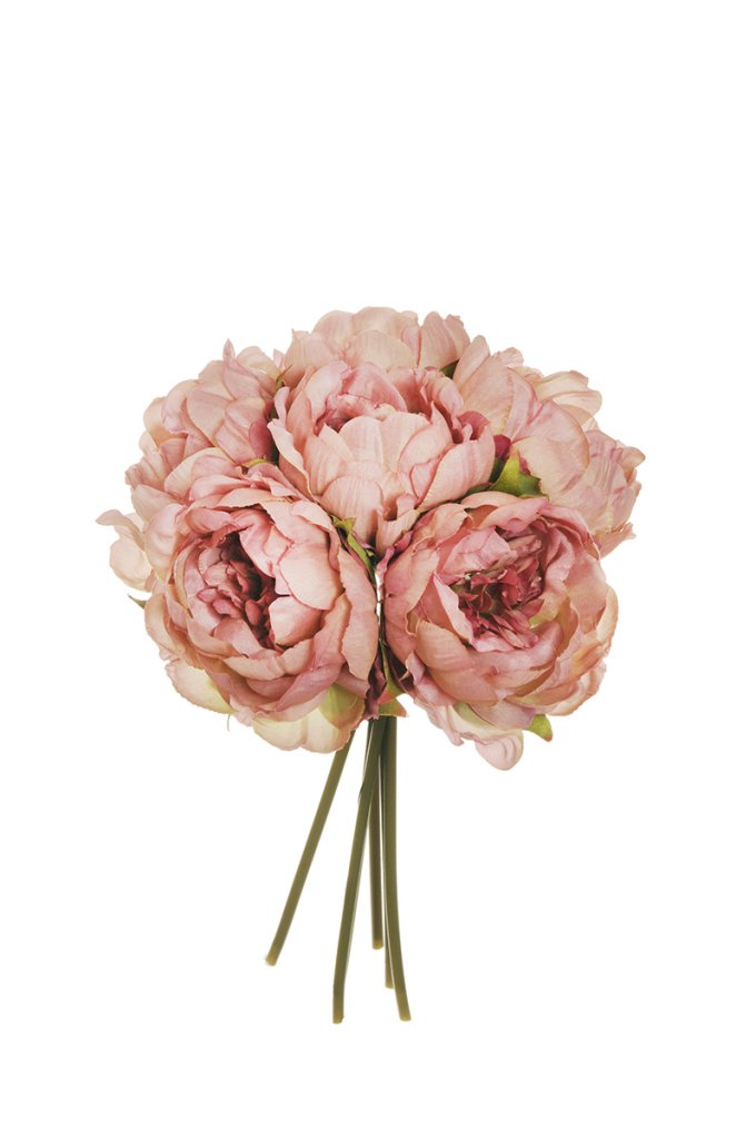 PEONY BUNDLE X6 29CM. LT MAUVE