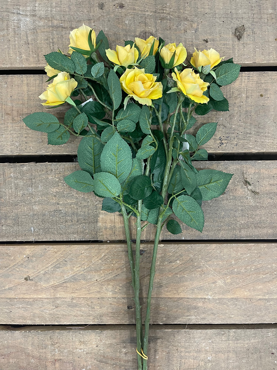 JOYCE ROSE SPRAY YELLOW