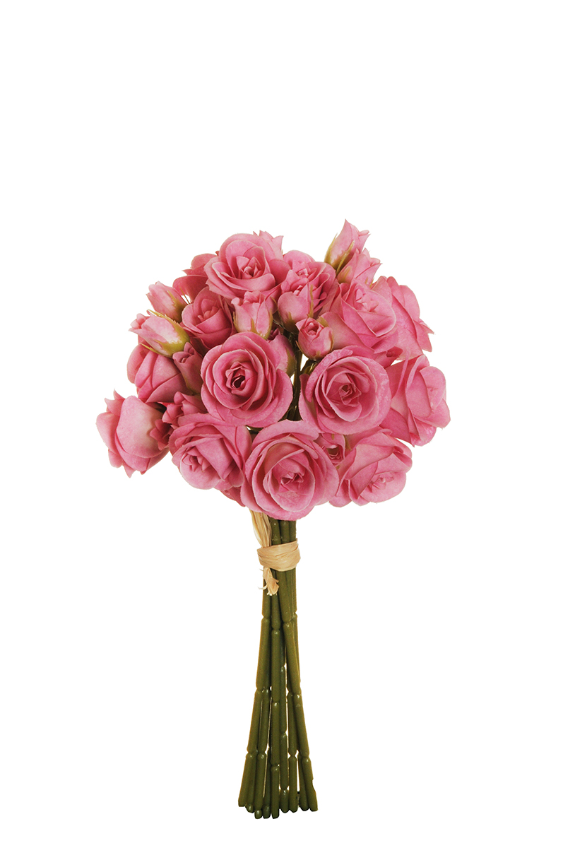 ROSE MINI ANNA BUNDLE X9 18FIORI 30CM. PINK