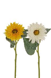 SUNFLOWER 2PZ.ASS. CREAM YELLOW 42CM.