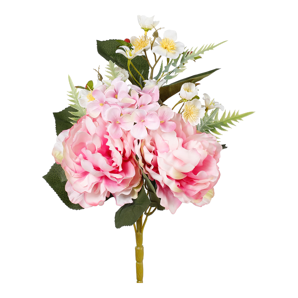 FRONTALE PEONIE 38CM. ROSA