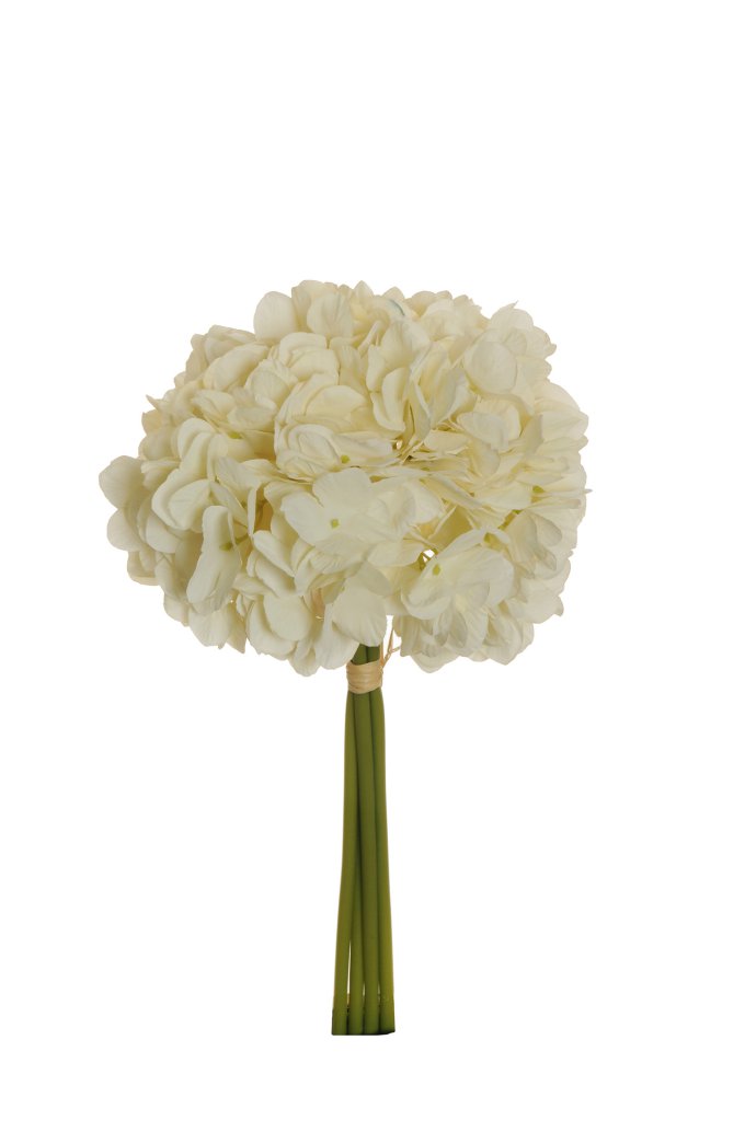 HYDRANGEA JULIET BUNDLE 4STELI 35CM. CREAM