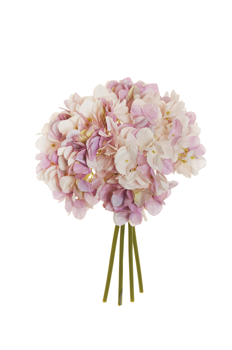 HYDRANGEA JULIET BUNDLE 4STELI 35CM. LT LILAC