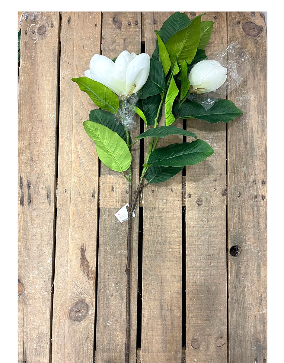 MAGNOLIA SPRAY 3FIORI 1BOCC. 107CM. BIANCO