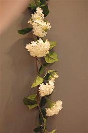 FESTONE HYDRANGEA 180CM. WHITE