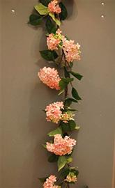 FESTONE HYDRANGEA 180CM. PINK