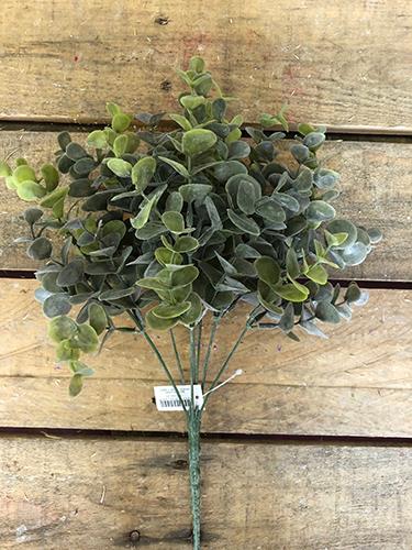 EUCALIPTUS BUSH X7 40CM. FROSTED