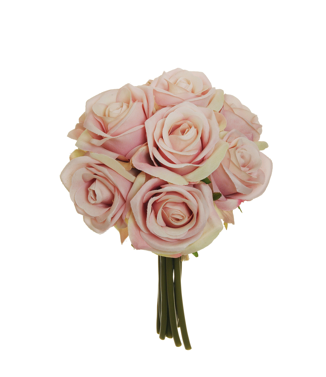 ROSE BRIDAL BUNDLE X9 D7,5 25CM. LT PINK