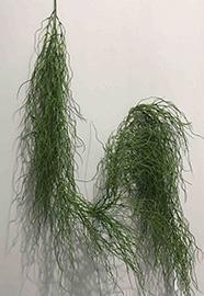 WILD GRASS FLOCKED GARLAND 180CM. GRN