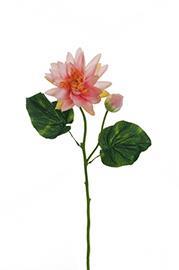WATER LILY SPRAY 63CM. 3PEZZI ROSA