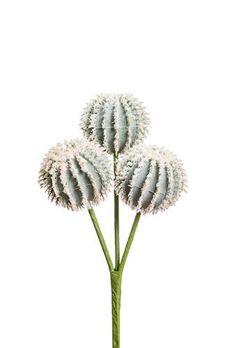 TRALCIO MINI CACTUS X3 28CM. CREMA