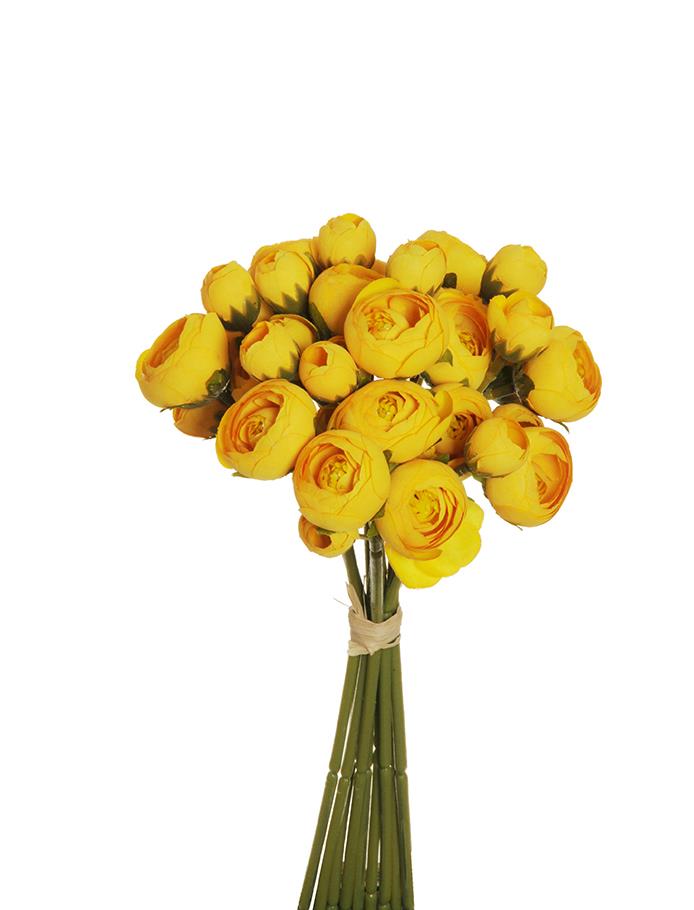 RANUNCOLO MINI X9 18FG. 29CM. GIALLO