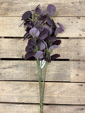 MONEY LEAF SPRAY X3 60CM. 3PZ.BURGUNDY