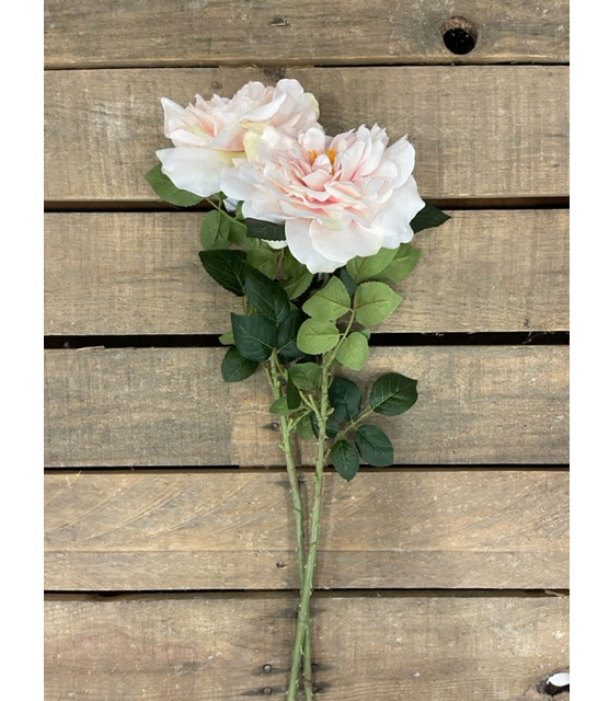 ROSA SINGOLA APERTA 77CM. 2PZ. LT PINK