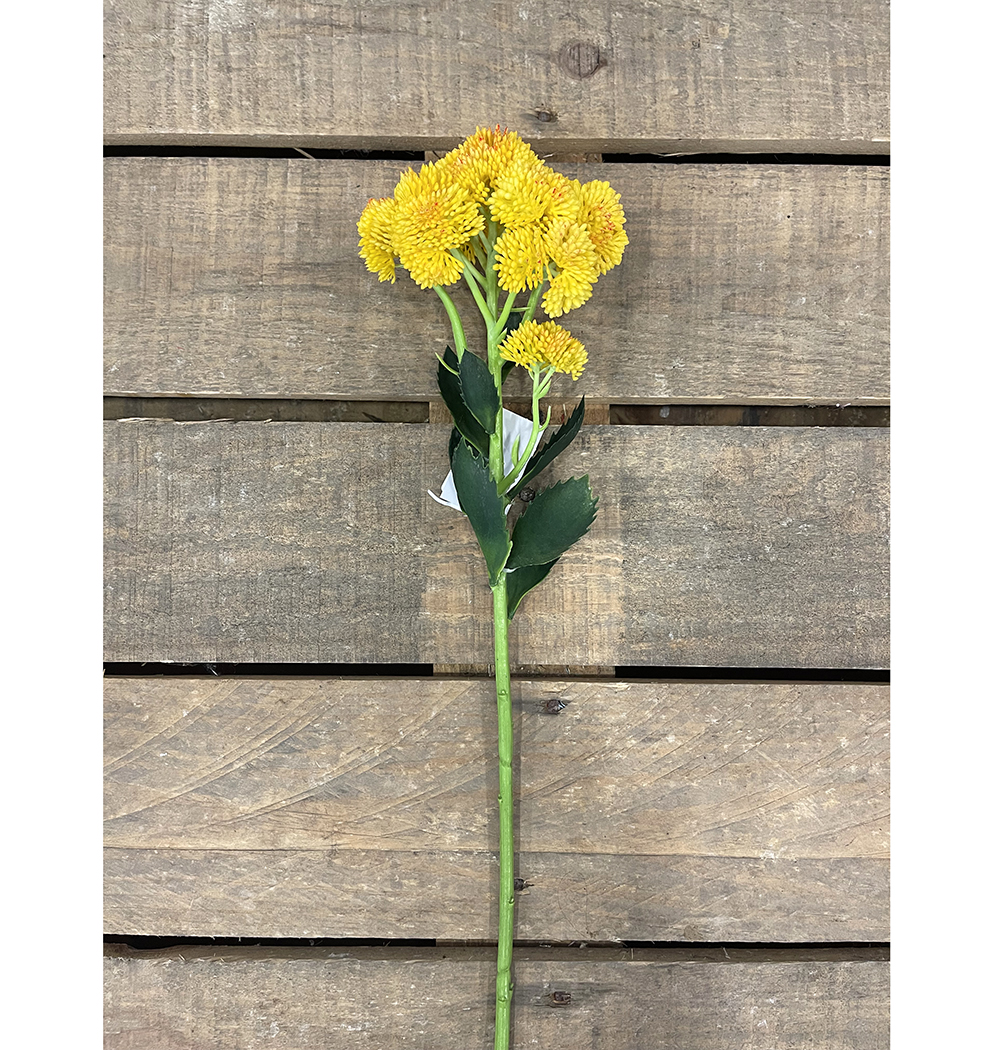 GARDEN SEDUM SPRAY 55CM. GIALLO