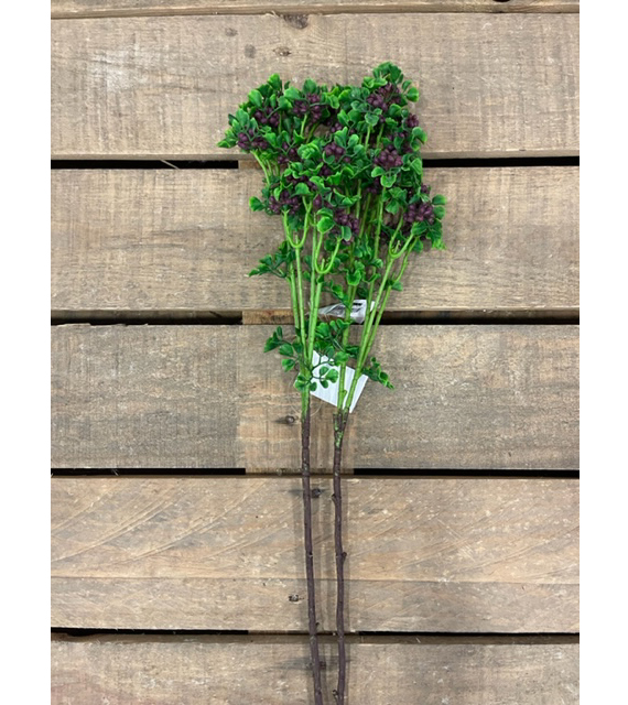 BERRY SPRAY 62CM. 2PZ. FUCXIA SC.