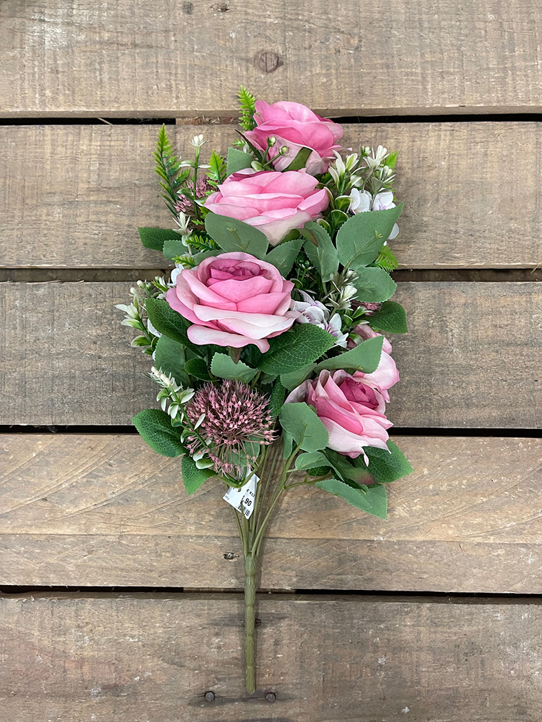 FRONTALE ROSE X12 48CM. LAV.