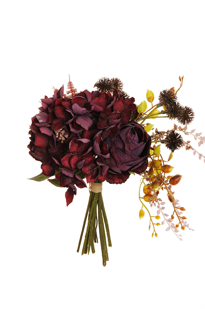 AVAL.ROSE,POP CORN DRY 10STELI 29CM. BORDO'