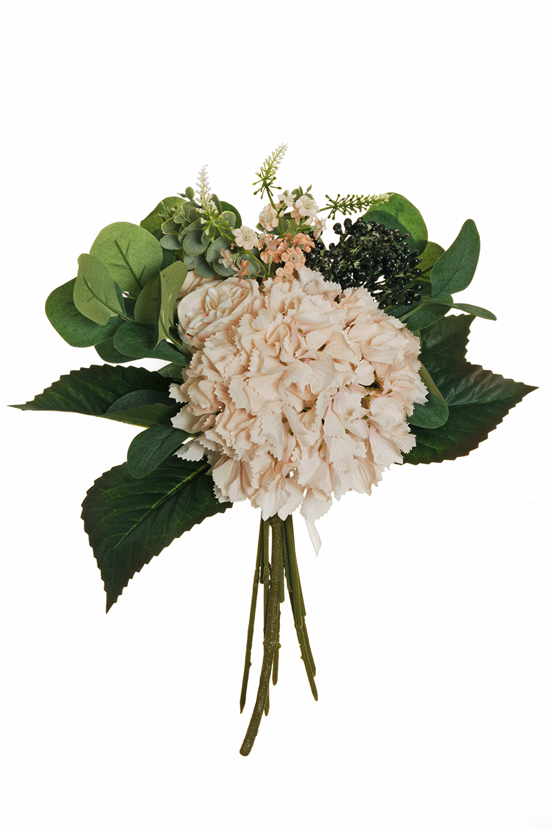 ROSE AUSTIN,HYDRANG. EUCAL. 30CM. PEACH