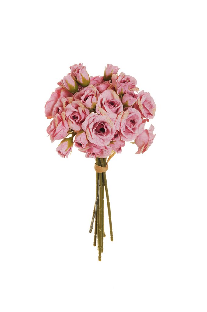 ROSE MINI FRISCO BUNDLE X9 18FLW 30CM. MAUVE