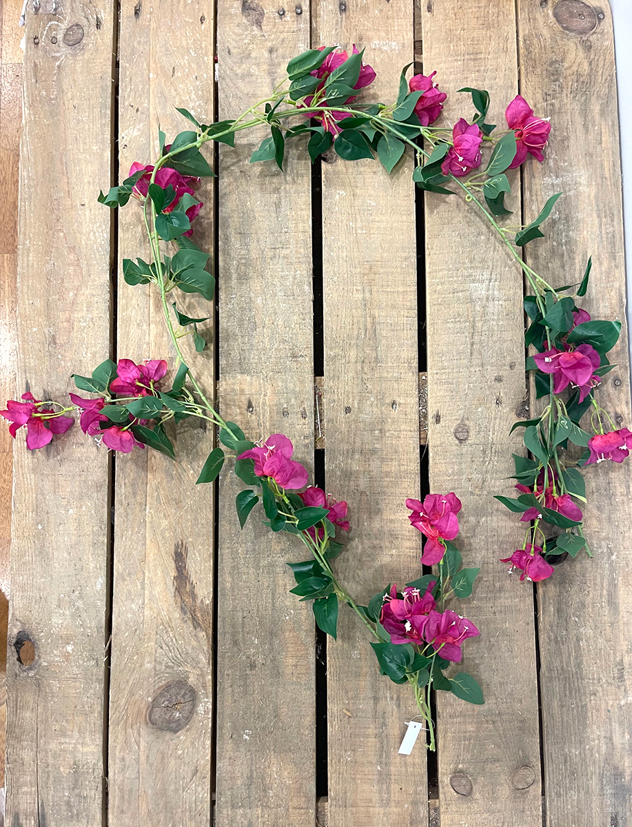 BOUGAINVILLEA FESTONE 180CM. PURPLE