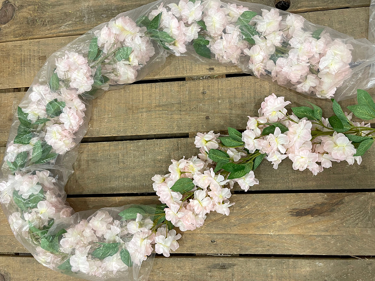 CHERRY BLOSSOM FESTONE 180CM. ROSA CH.