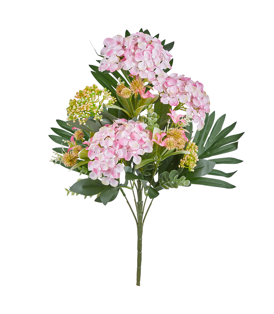 FRONTALE HYDRANGEA 50CM. ROSA