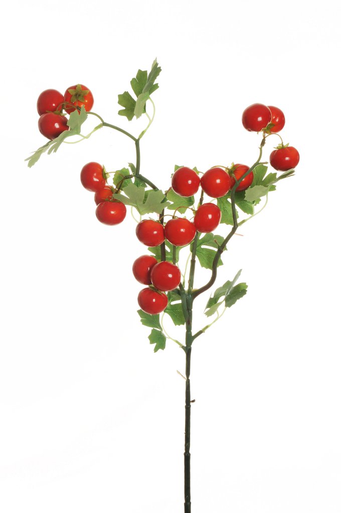 RAMO DI POMODORI 18FRUTTI 81CM. ROSSO