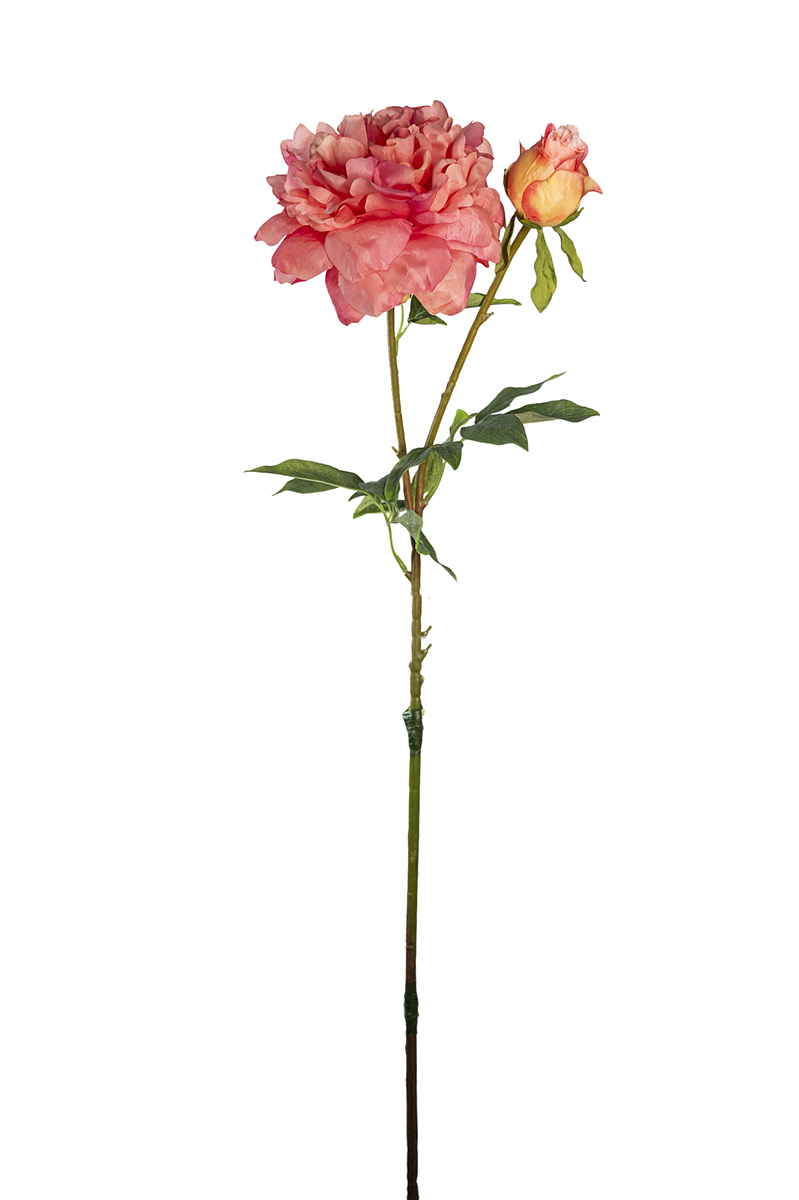 PEONY SPRAY 93CM. PINK