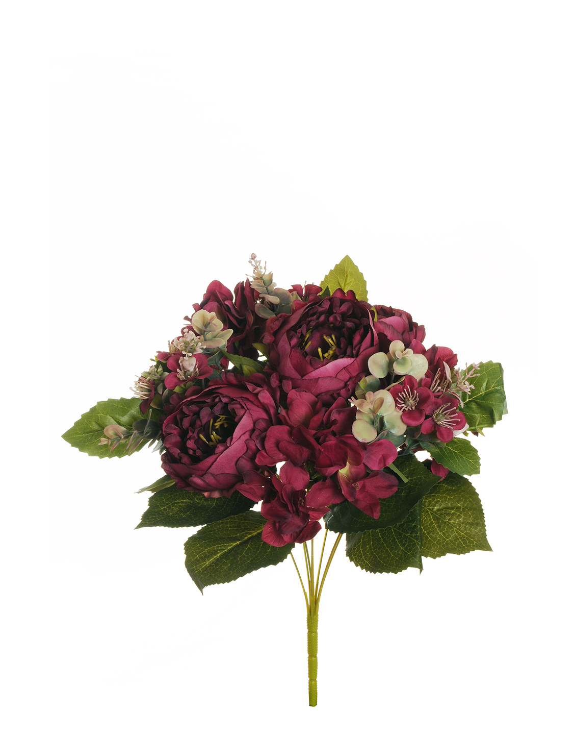 PEONIA HYDR.EUCALYP. BUNDLE 45CM. PURPLE