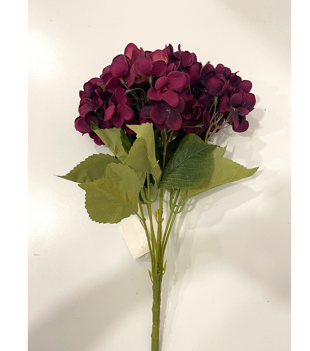HYDRANGEA AUTUMN BUSH X7 45CM. PURPLE