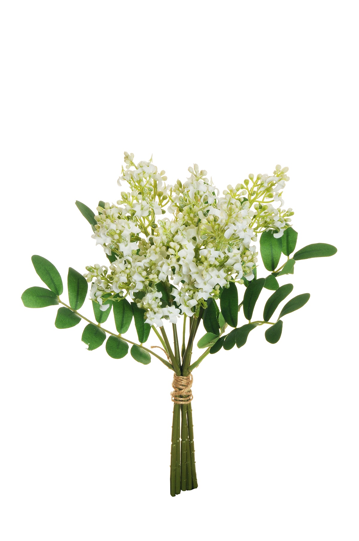 LILAC BUNDLE X5 34CM. BIANCO