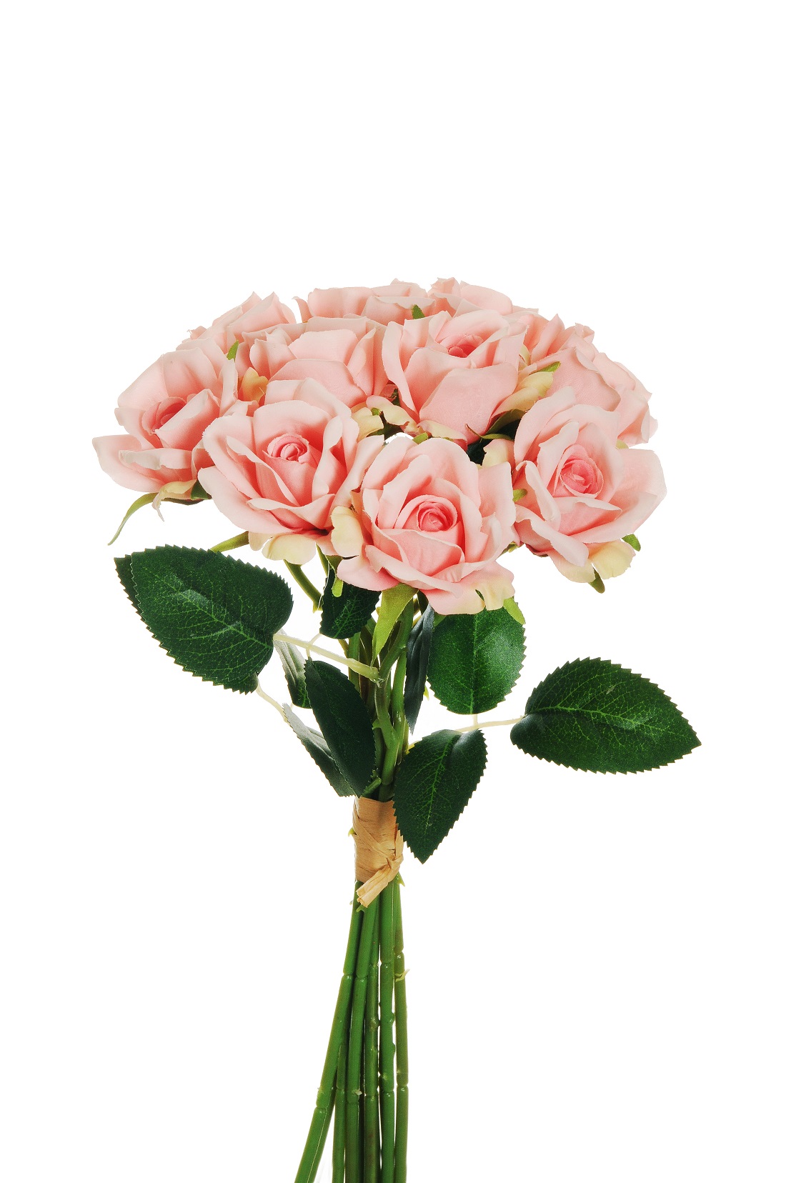 ROSE BUNDLE NOBL. X10 D6 37CM. TT PINK