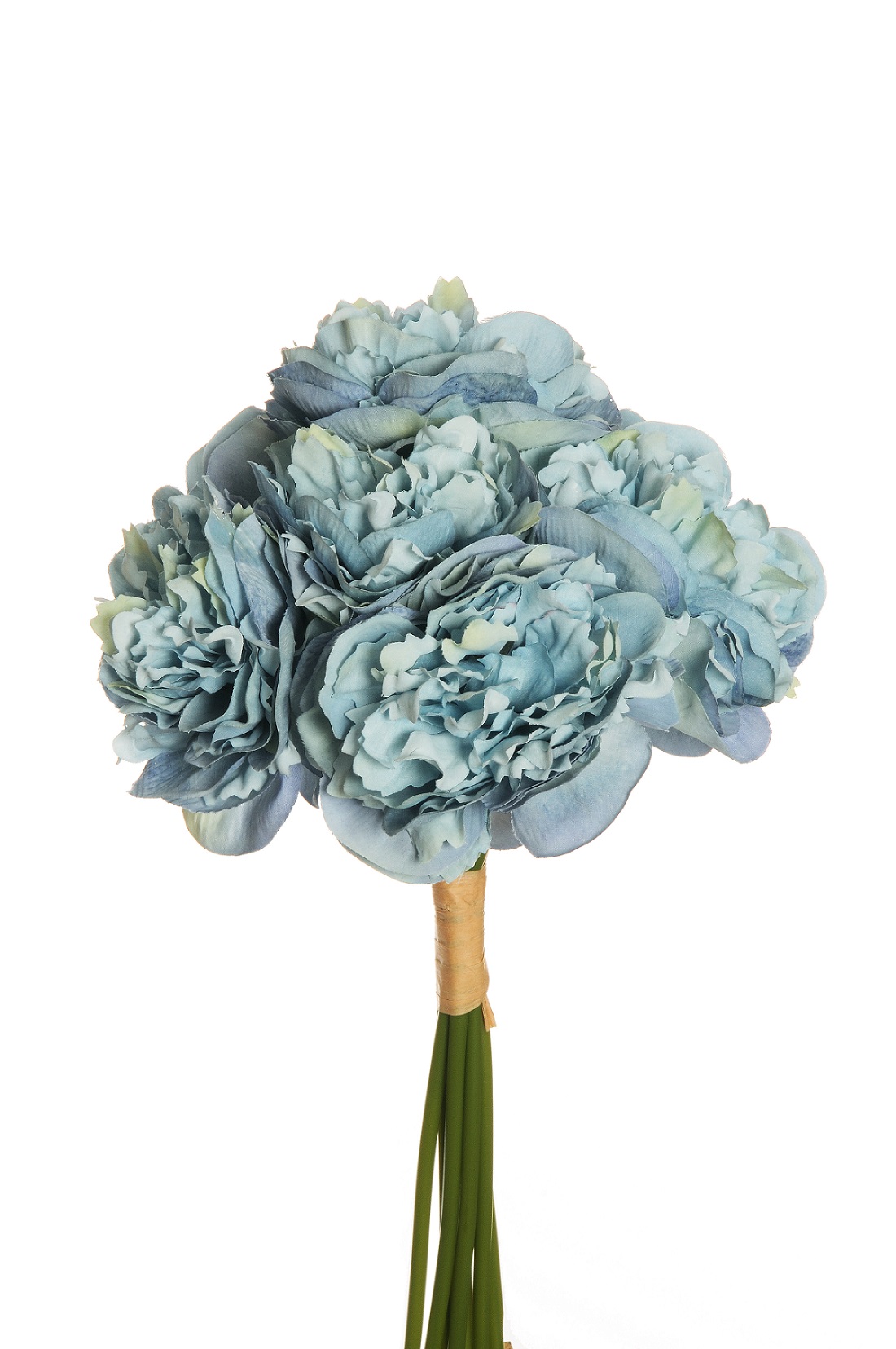 PEONY BUNDLE X7 34CM. LT BLUE